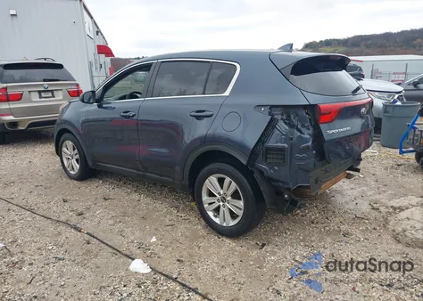 2017 Kia Sportage Lx from USA, damaged, VIN KNDPM3AC4H7072707